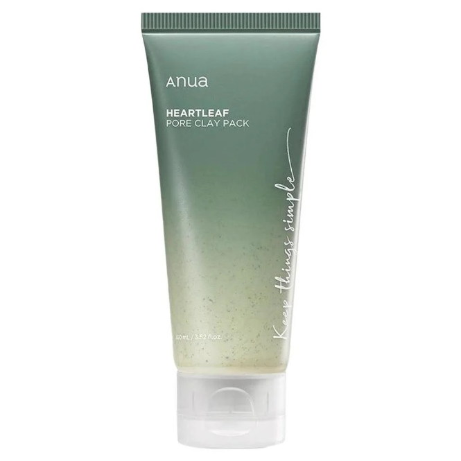 Anua Heartleaf Pore Clay Pack โ Deep Cleansing & Calming Mask for Clear, Refined Pores
