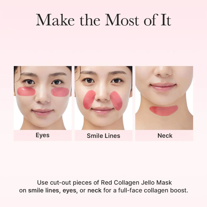 Arencia Red Collagen Jelly Mask โ Firming & Glow-Boosting Hydrogel Mask - Image 2