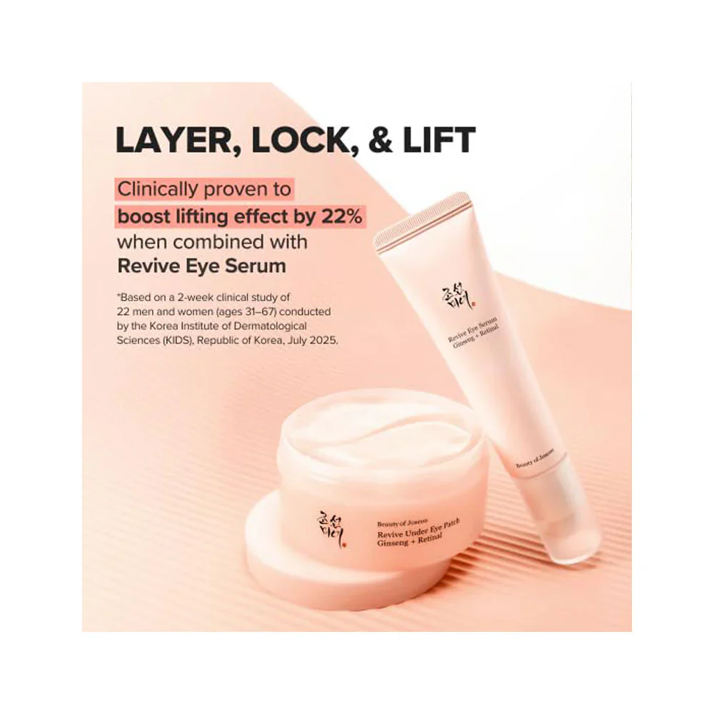 Beauty of Joseon Revive Under Eye Patch โ Ginseng + Retinal Firming & Anti-Aging Eye Masks - Image 2