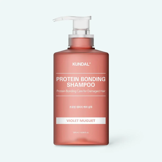 KUNDAL Protein Bonding Shampoo โ Violet Muguet Hair Repair & Strengthening Treatment