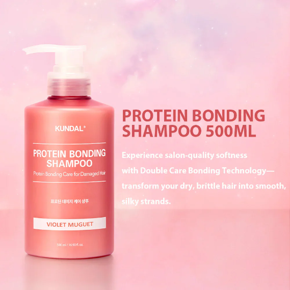 KUNDAL Protein Bonding Shampoo โ Violet Muguet Hair Repair & Strengthening Treatment - Image 3